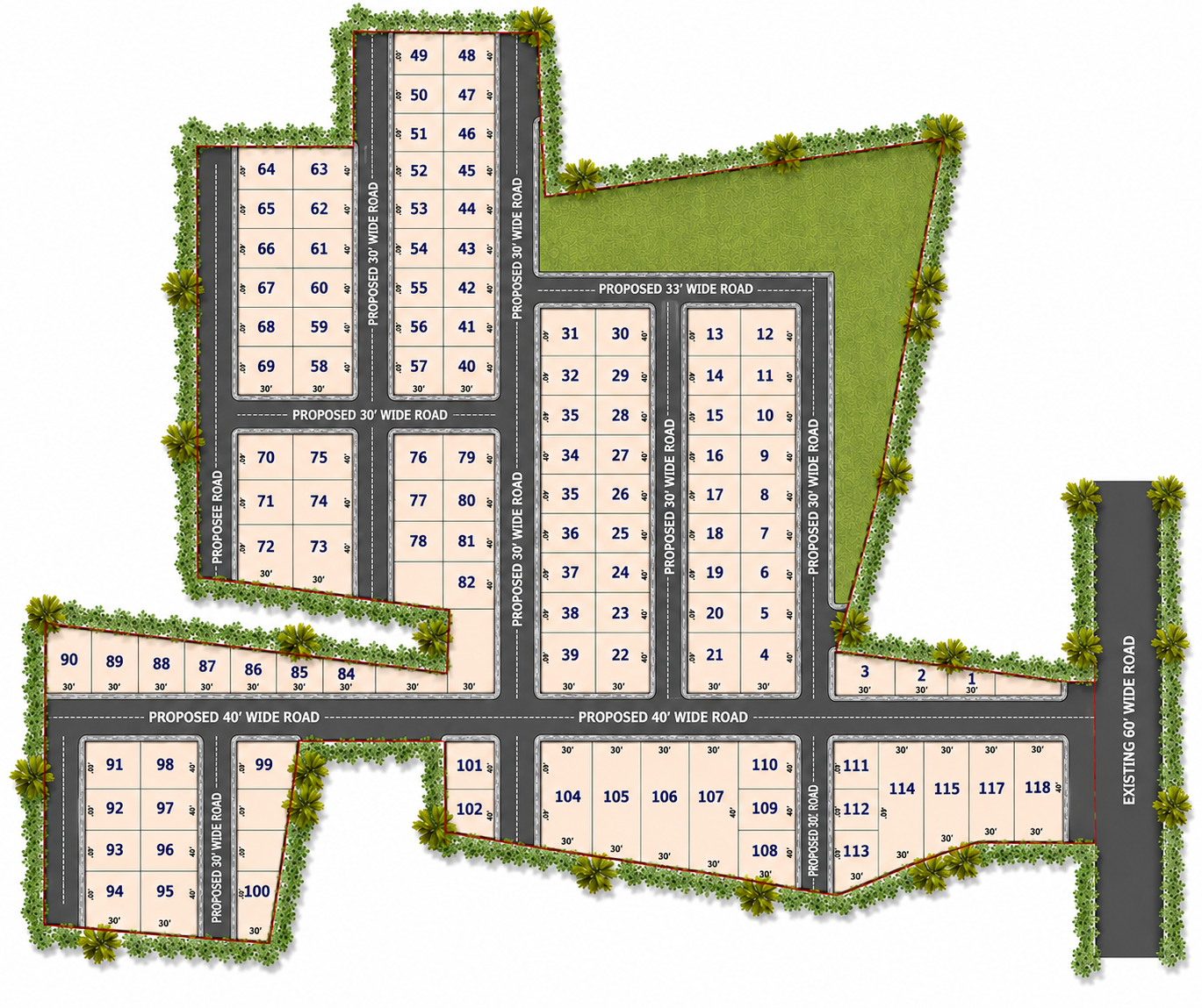 DTCP Layout Map